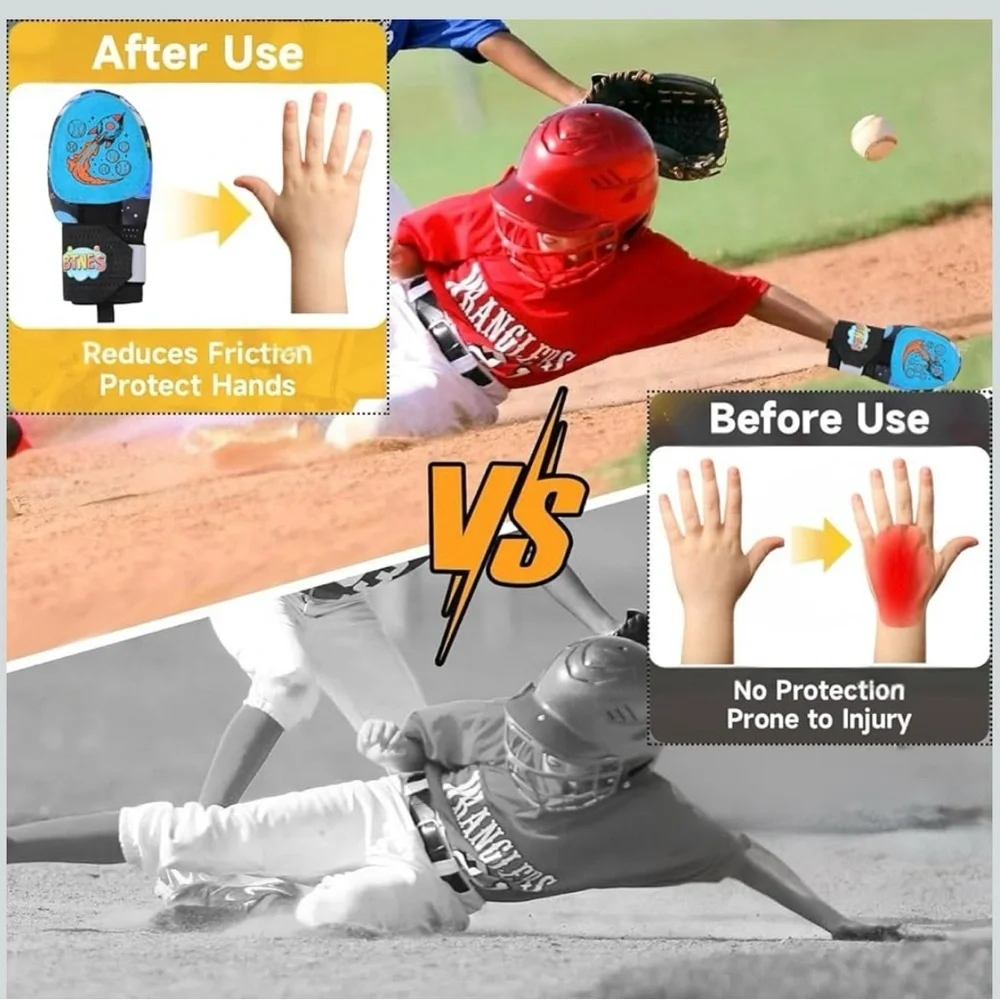 Youth and adult Rocket Mittens with Bag - Blue and Black hand protection